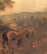 Thomas Gainsborough Detail of Landscape with a Woodcutter courting a Milkmaid Germany oil painting artist